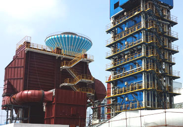 河南洛陽(yáng)600t/d玻璃窯余熱發(fā)電鍋爐項目